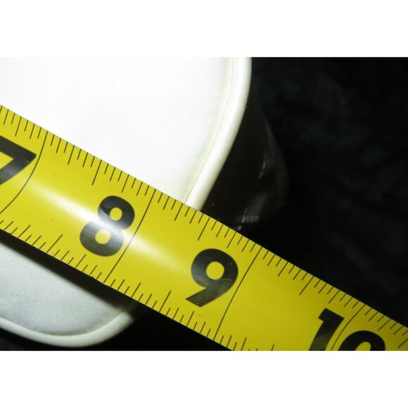 COACH 2004 Hampton Mini Weekender White silky canvas tote & pink leather trim [ - Picture 11 of 12